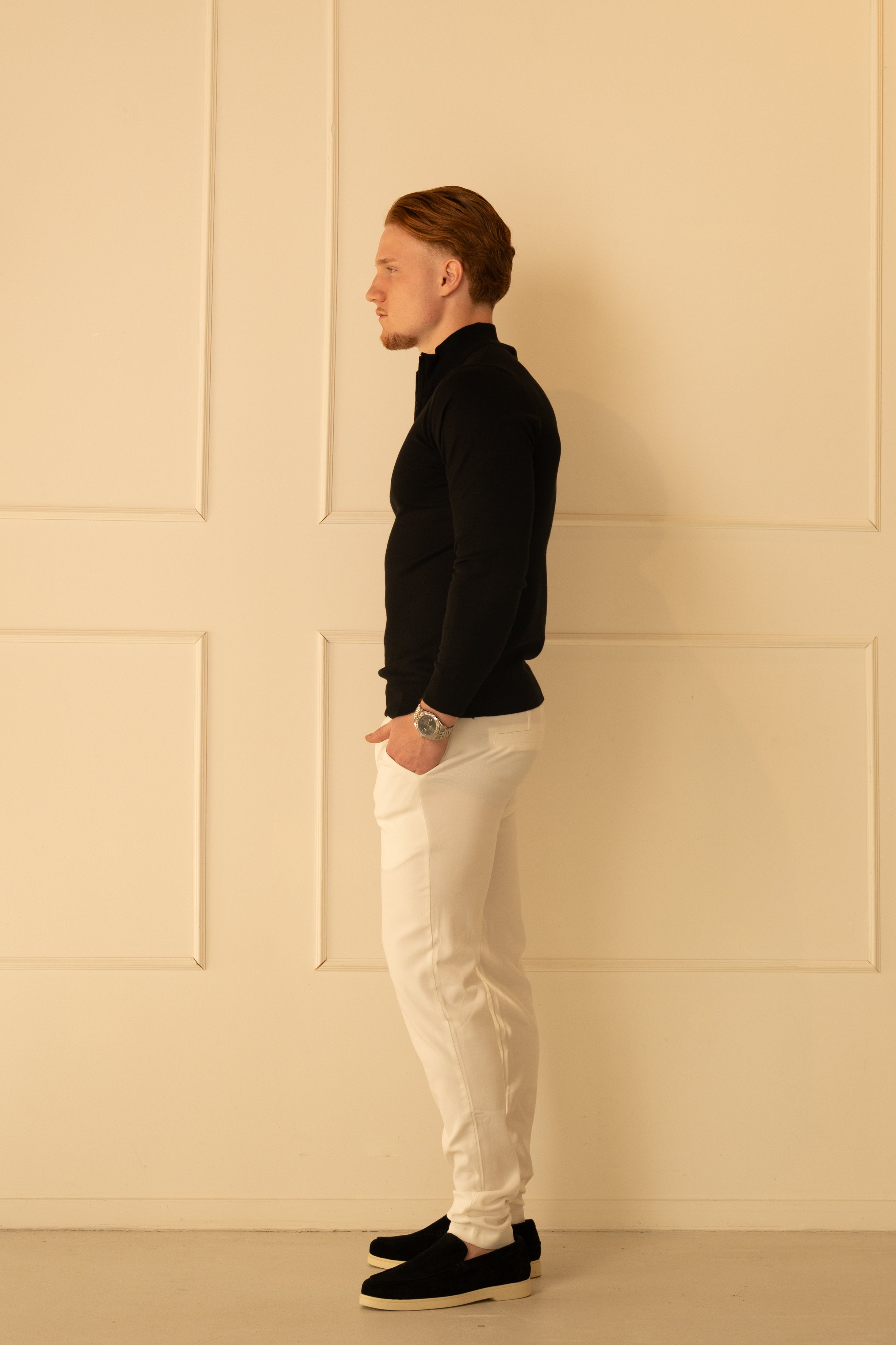 Monaco Half-Zip - Black
