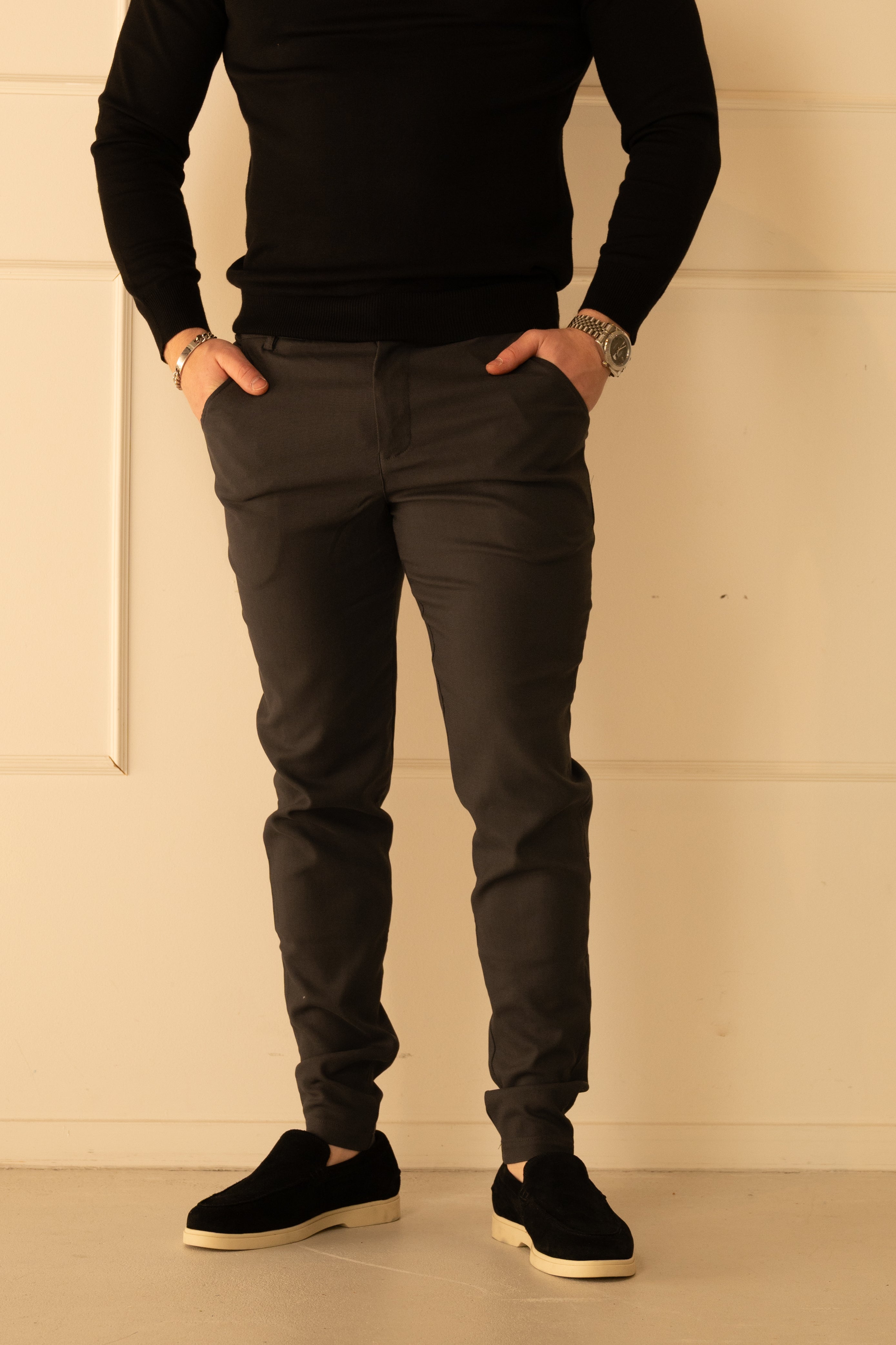 Palermo Trousers - Dark Grey